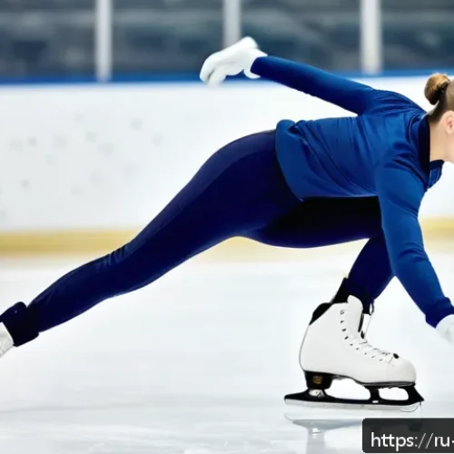 Home 30 스케이트 속도 조절 요령 - A young adult figure skater wearing appropriate skating attire including a fitted jacket, leggings, ...